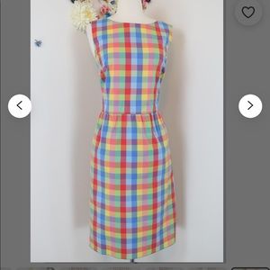 Liz Claiborne checkered dress